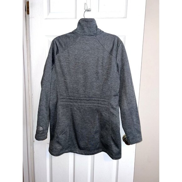 THE NORTH FACE Silken Fleece Lined Jacket Full Zipper Size XL Women's Gray - Picture 8 of 16